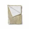 thumbnail image 2 of Ocean Soft Flannel Fleece Blanket, Sail Boat on Waves with Seagulls Nautical Theme for Ocean Lovers Print, Cozy Plush for Indoor and Outdoor Use, 70" x 90", Seafoam Sand Brown White, by Ambesonne, 2 of 6