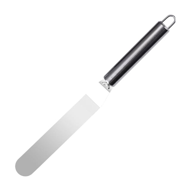 Leodye 1PCS Stainless Steel offset Spatula & Cake Scraper Set - Baking & Decorating Tools for Icing & Frosting -12.20x1.18x0.39in