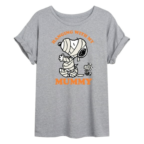 Peanuts - My Mummy Art - Women's Oversized T-Shirt