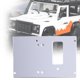 thumbnail image 5 of Placa de fijación del engranaje de dirección de aleación de aluminio 17G apta para accesorios MN D90 MN-99 MN-91 FJ-45 RC (MN-010S plateado), 5 of 8