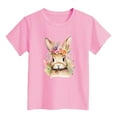 thumbnail image 4 of Tanghaowl Easter Shirts for Boys Girls Easter Children's Cute Rabbit Easter Egg Casual T Shirt 7-8 Girls Clothes, 4 of 4