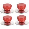 thumbnail image 5 of 4 Set Whistle Kettle Lid Knobs Stainless Steel Universal Kitchen Cookware Replacement, 5 of 8