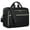 Black, variant on Laptop Bag 17.3 Inch Laptop Briefcase for Women Men Messenger Bag Waterproof Shoulder Large Computer Bag for Business Office Work College,Black