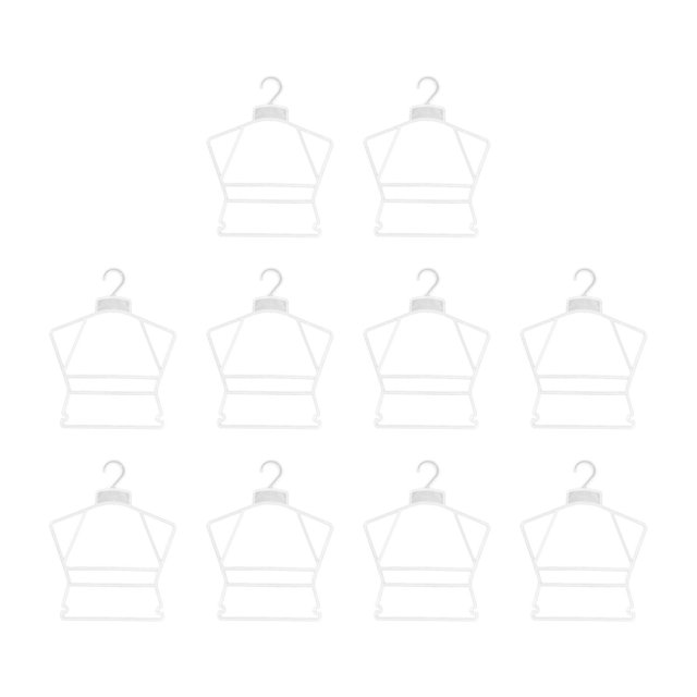 kurtrusly 10 Pcs Cintres de Maillot de Bain Présentation de Lingerie Collection Robe Séchage pour Style 3001