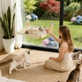 thumbnail image 2 of Suction Cup Cat Window Perch, Foldable, Wooden Frame, Washable, Indoor, 2 of 8