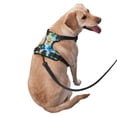 thumbnail image 3 of Lsque Cartoon Monster Dog Harness, No-Pull Pet Harness with 2 Leash Clips, Adjustable Soft Padded Dog Vest with Easy Control Handle for Large Dogs-, 3 of 9