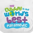 thumbnail image 4 of Inktastic My Daddy is the Best Paramedic Boys or Girls Baby Bib, 4 of 4