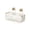 A-White, variant on White Plastic Storage Basket with Handles, Ventilated Organizer Bin for Shelf and Closet, Durable Home Storage Solution for Toys Clothes and Pantry Items, Multipurpose Gift