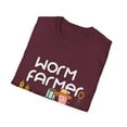 thumbnail image 4 of Humorous Worms Farming Composting Gift Vintage Worm Farmer Verniculture Crops Men Women Unisex Softstyle T-Shirt, 4 of 4