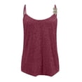 thumbnail image 3 of DuoJiaJ Women's New Sequin Camisole Vest With Bottom Top For Outerwear Banquet Annual Meeting Suit For Inner Wear Women’s Basic Tank Tops, 3 of 4