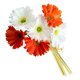 thumbnail image 5 of Paquete de crisantemo artificial Monstrate Decoración floral Naranja blanco, 5 of 6