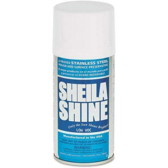 Sheila Shine Stainless Steel Cleaner And Polish SSCA-10 - Streak-Free, Liquid