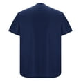 thumbnail image 4 of CHEEREAM Men's V Neck T Shirts Henley Short Sleeve Button Knit Shirt Casual Summer Textured Tee Shirt, 4 of 5