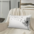 thumbnail image 5 of Goofa Dandelion Blowing In The Wind Pattern Pillow Case – Plush & Soft Cushion Cover, Hypoallergenic Throw Pillow Case for Comfortable Sleep with Envelope Closure-16"x24", 5 of 6