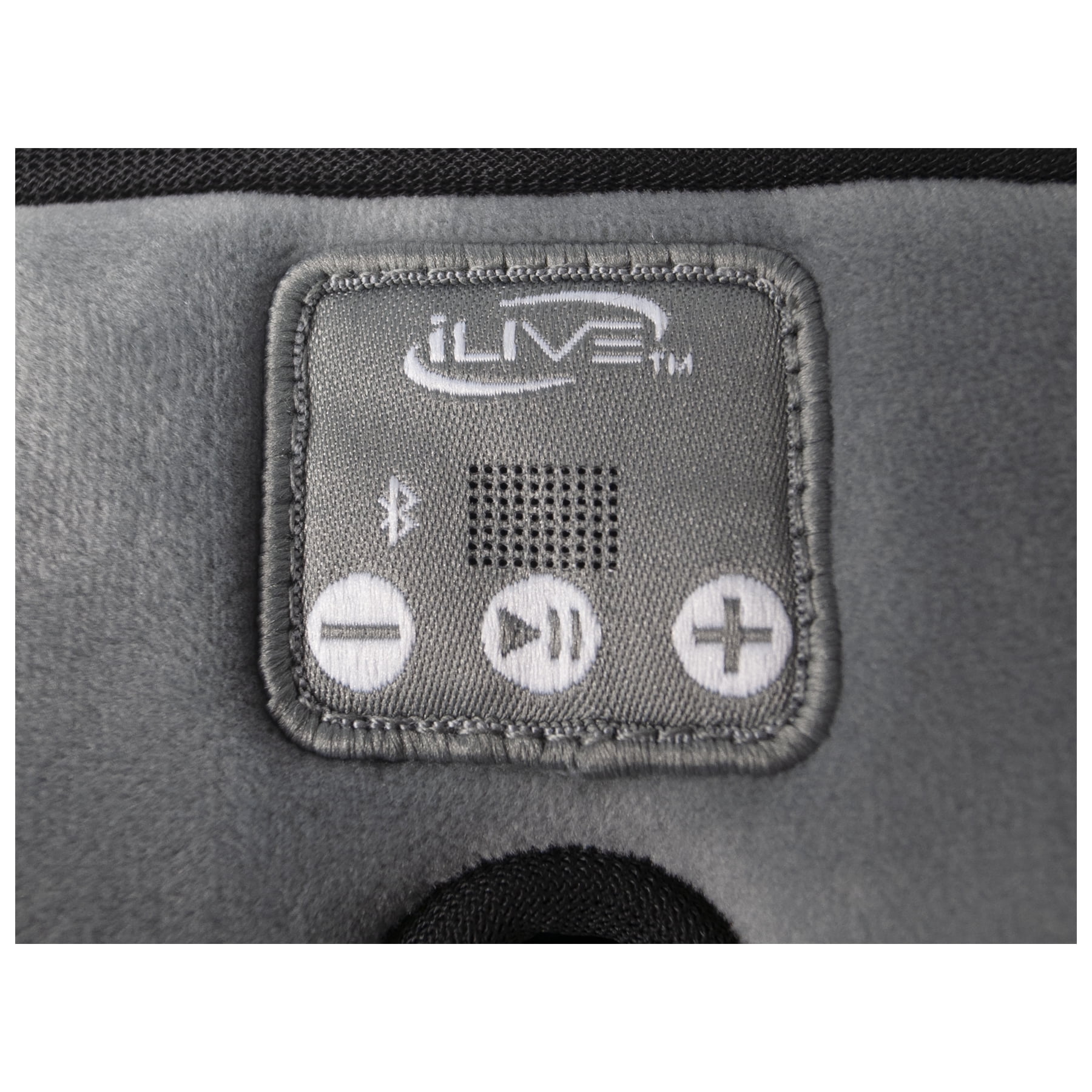 iLive Lights Out Bluetooth Wireless Sleep Mask Headphones, IAHB33G, Gray