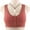 Red, variant on ZZwxWA Women Daily Bra Front Closure Wireless Post-Surgery Bra High Support Bra Convenient Front Button Bra Everyday Sleep Bras