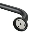 thumbnail image 3 of Eclipse Barnes 1" Blackout Wrap Curtain Rod, 28-48", Matte Black, 3 of 8
