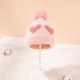 thumbnail image 6 of Baby Girls Winter Hat Toddler Beanie Cold Weather Warm Pompom Hat, 6 of 7
