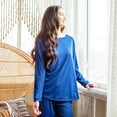 thumbnail image 2 of Hello Mello Trendy Womens Loungewear Tops, Long Sleeve With Tote Bag, 2 of 2