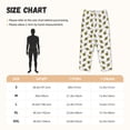 thumbnail image 2 of Cauagu Cute Little Bee Pajama Pants for Women Loose Fit Wide Leg Trouser Pants Casual Elastic Waist Drawstring Lounge Pants, 2 of 6