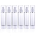thumbnail image 1 of Botella cosmética transparente de 6 piezas, botella de loción, dispensador de viaje, contenedor rellenable/botella básica de bomba de viaje, champú 2742, 1 of 5