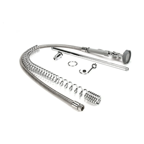 T&S Brass B-0133-LB Pre-Rinse Spring Action with Riser, Hose and Spray Valve