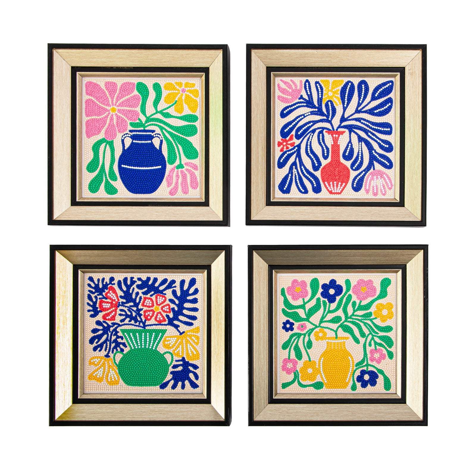 Diamond Dotz Mini Deco Vases Diamond Painting Kits for Adults - Floral Diamond Art Kits a Relaxing Creative Craft Kit with Dotz Gems 5x5