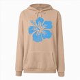 thumbnail image 6 of Towmus Women's Graphic Hoodies Casual Sweatshirts Letter Flower Print Hooded Plus Size Pullover Tops Cute Fall Clothes, 6 of 6