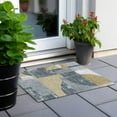 thumbnail image 6 of Addison Rugs Chantille Indoor/Outdoor Transitional Mid Century Gray Washable Rectangle Rug, 1'8" x 2'6", 6 of 6
