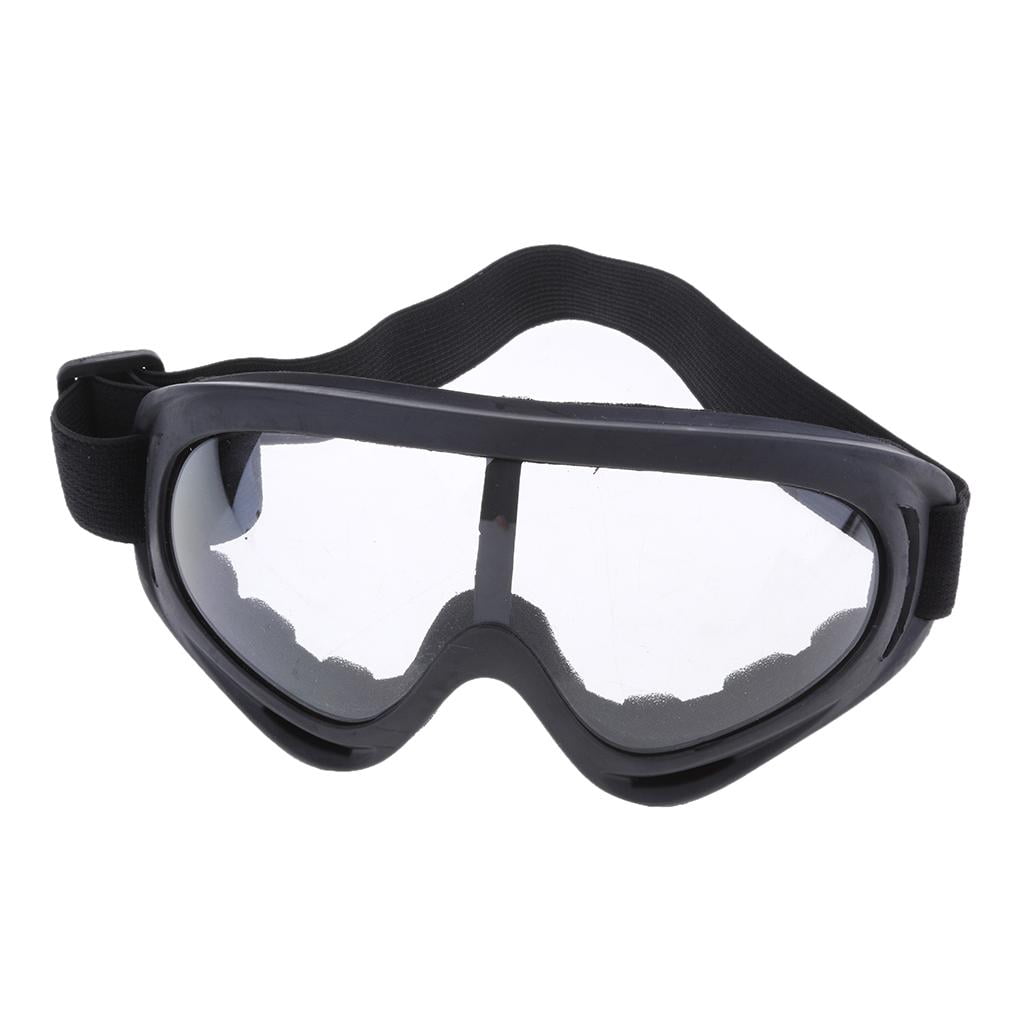 funtasica 5xMotorcycle Riding Goggles Anti-Sand/Dust/ Protective Glasses Clear 5 Pcs