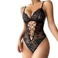 thumbnail image 1 of Gibobby Ropa sexy de mujer para sexo Camisón para mujer, lencería sexy transparente y sexy para mujer, vestido de malla de encaje(Negro, M), 1 of 5