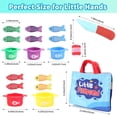 thumbnail image 4 of 1Set Toddler Fishing Game with Stacking Cups and Color Sorting,Cloth Fishing Game set,Fishing Sorting Toy ,Early Learning Educational Toy,Birthday Gift,Stuffers,Toys for 1 to 3 Years Old, 4 of 8
