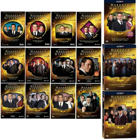 Murdoch Mysteries Complete Series Seasons 1-15 DVD