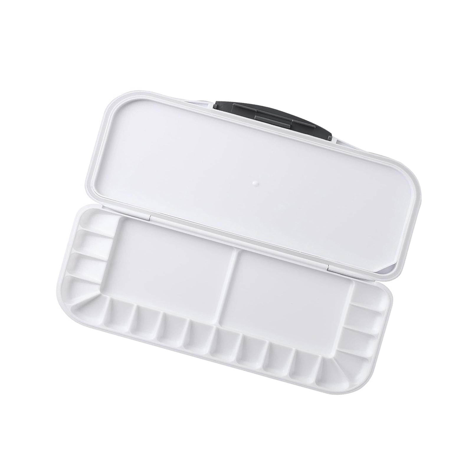 Milageto Empty Watercolor Palette Paint Case Watercolor Palette Box Painters Portable for
