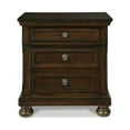 Signature Design by Ashley Porter Classic 2 Drawer Nightstand with Dovetail and Ballbearing