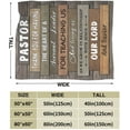 thumbnail image 3 of Pastor Appreciation Gifts Pastor Blanket Bible Verse Christian Lion Prayer Religious Throw Blankets for Couch Sofa Bed Warm Gifts 50 * 60 in, 3 of 6
