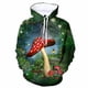 thumbnail image 2 of Nuevas sudaderas con capucha de setas de ensueño con estampado 3D de bosque, cuello redondo, mangas largas, camisetas con patrón de plantas, moda informal, unisex, para hombres y mujeres, 2 of 4