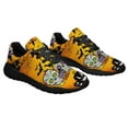 thumbnail image 6 of Three Skulls Halloween Shoes Sneakers for Women Men Black Size 7.5, 6 of 7