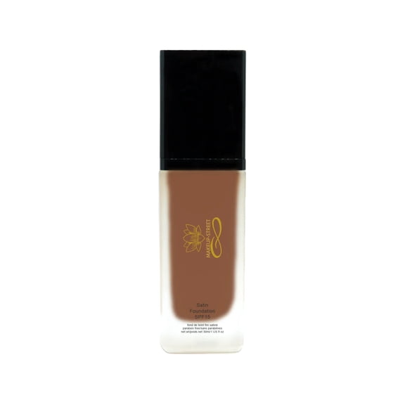 Makeup-Street Paraben Free Face Foundation - Amber Great Coverage 30ml Paraben Free Seamless Blending