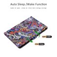 thumbnail image 6 of iPad 7th Generation 10.2" Case 2019, Allytech Slim Fit Smart Cover Kickstand Folio Flip Smart Cover Auto Sleep Wake Protection Shock-absorption TPU Case Cover for Apple iPad 10.2",Painting, 6 of 7