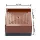thumbnail image 3 of Ganfancp Cama Pie Booster Muebles Universal Cuadrado Booster Estera Base Refrigerador 4 Pcs Liquidación 4X Cojín Elevador, 3 of 3