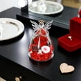 thumbnail image 5 of Preserved Flower Rose Gift for Women,Preserved Rose Forever Flower in Glass Angel Figurines with Light, EternalRose for Mom Valentines Day Anniversary for Wife Girlfriend,Valentines Present, 5 of 9