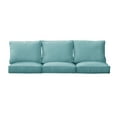 thumbnail image 3 of Mozaic Humble + Haute Outdura Solid Indoor/Outdoor Corded Sofa Set ETC Aqua - 23 in x 27 in x 5 in, 3 of 5