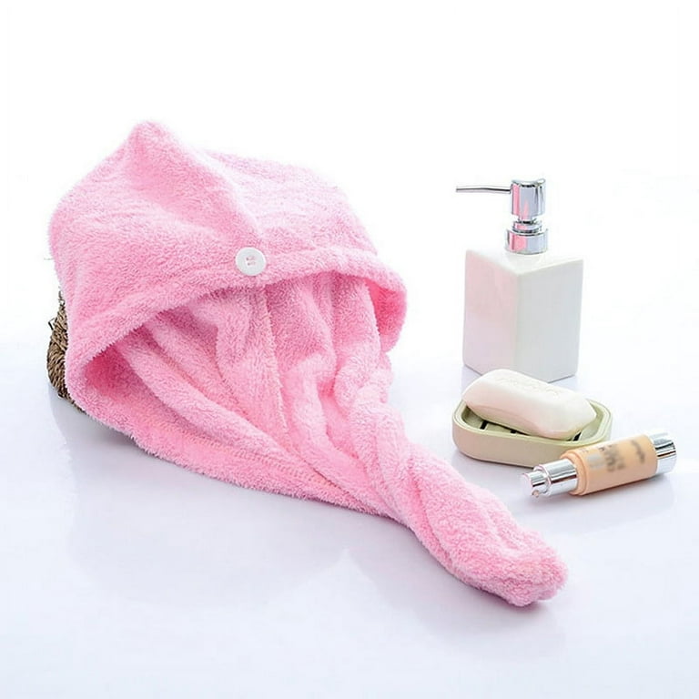 Coral Fleece Drawstring Towel, Ultra Soft & Thick, Quick Dry