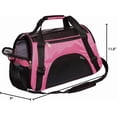 thumbnail image 6 of Pet Carrier Cat Cattier Soft-Sided Carriers for Small Medium Cats Dogs Puppies Pet Carrier Airline Approved Cat Dog Pet Travel Carrier, Pink, 6 of 7