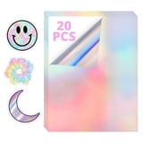 Paper House Productions Faux Enamel Stickers - Narwhal Design, 3-Pack, Gold Foil Accents, For Scrapbooking, Journals, Crafts