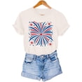 thumbnail image 7 of Vetsdori Patriotic T Shirts for Women Short Sleeve July 4th Pullover Summer Red White and Blue Casual USA Years Anniversary,Graphic Independence Day Womens Tops Crew Neck, 7 of 7