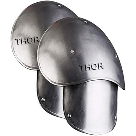 THOR INSTRUMENTS Medieval Armor Steel Spaulders Pauldron LARP Cosplay Rustic Vintage Home Decor Gifts