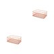 thumbnail image 2 of Organizador de almacenamiento de escritorio multifuncional Wosthever Oro rosa 17*12*6 cm 2piezas, 2 of 6
