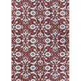 thumbnail image 1 of Couristan 30630355020030T 2 x 3 ft. Crawford Tulip Lattice Hand Crafted Rectangle Area Rug - Flower Pot & Ivory, 1 of 1